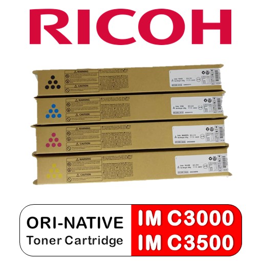 RICOH IMC3000-3500/MPC3004-3504 (400g) OEM Toner Cartridge (Yellow)